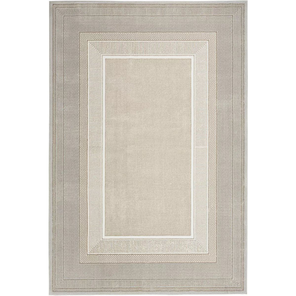 Nourison Glam Modern Bordered Indoor Rug | Target