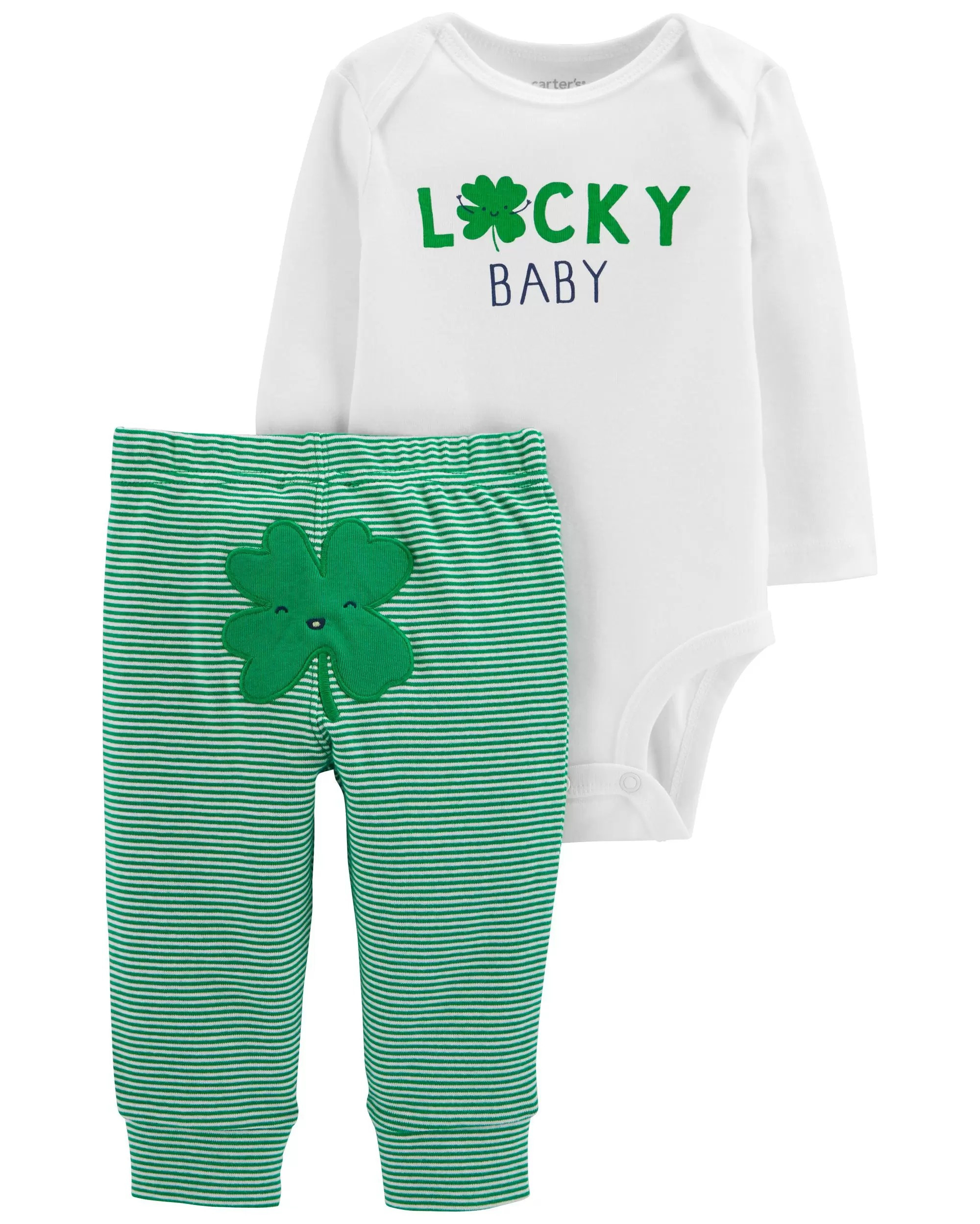 2-Piece St. Patrick's Day Bodysuit Pant Set | Carter's