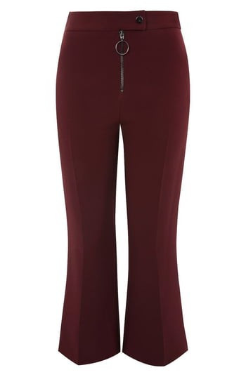 Women's Topshop Exposed Zip Kick Flare Pants | Nordstrom