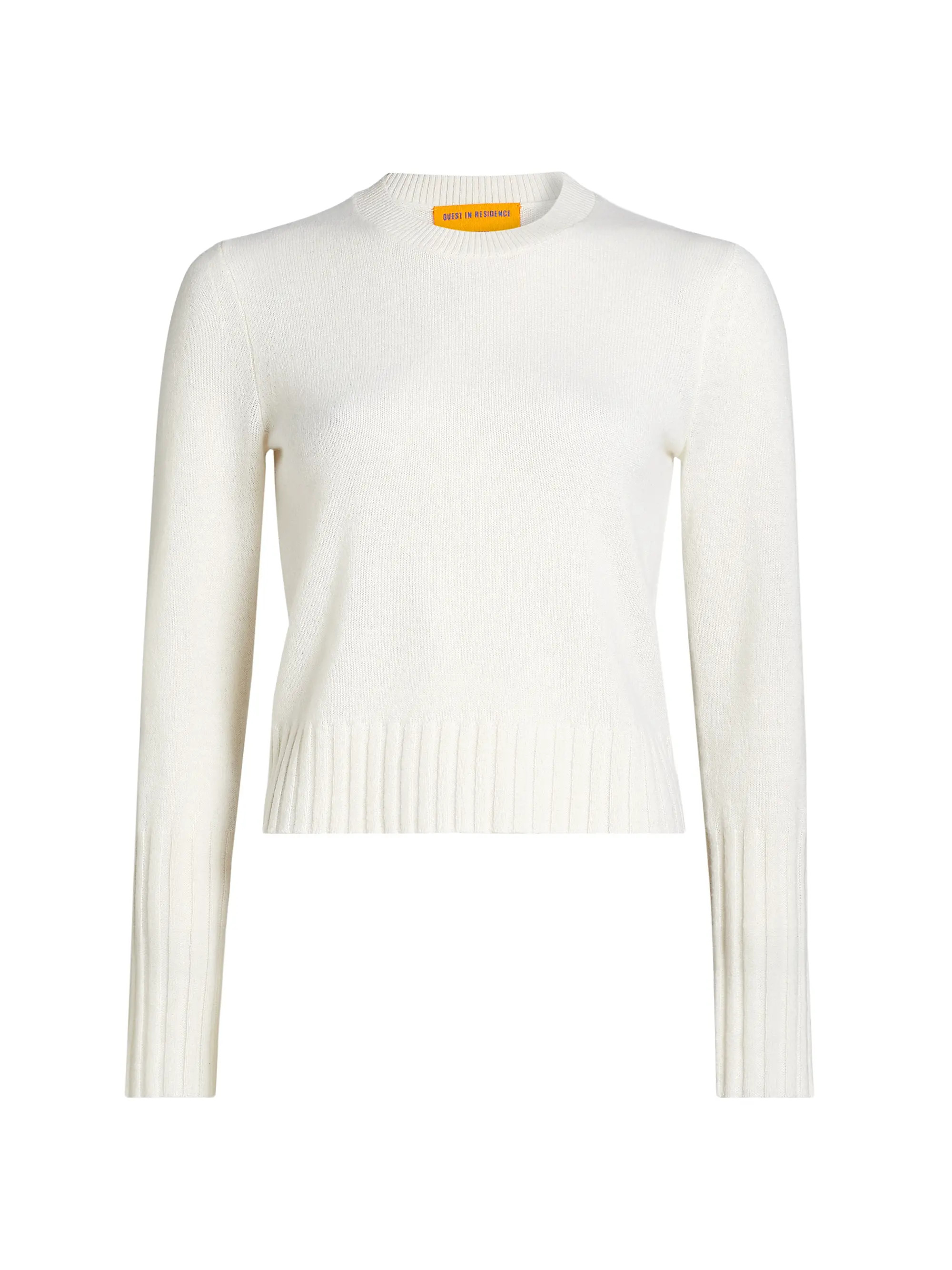 Guest in Residence Shrunken Cashmere Sweater | Saks Fifth Avenue | Saks Fifth Avenue