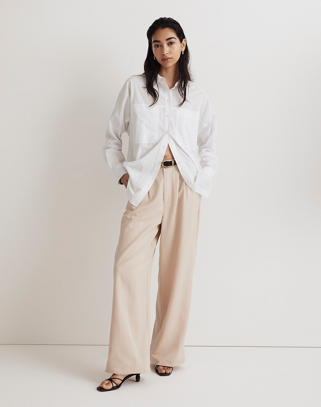 The Signature Poplin Dolman Shirt | Madewell