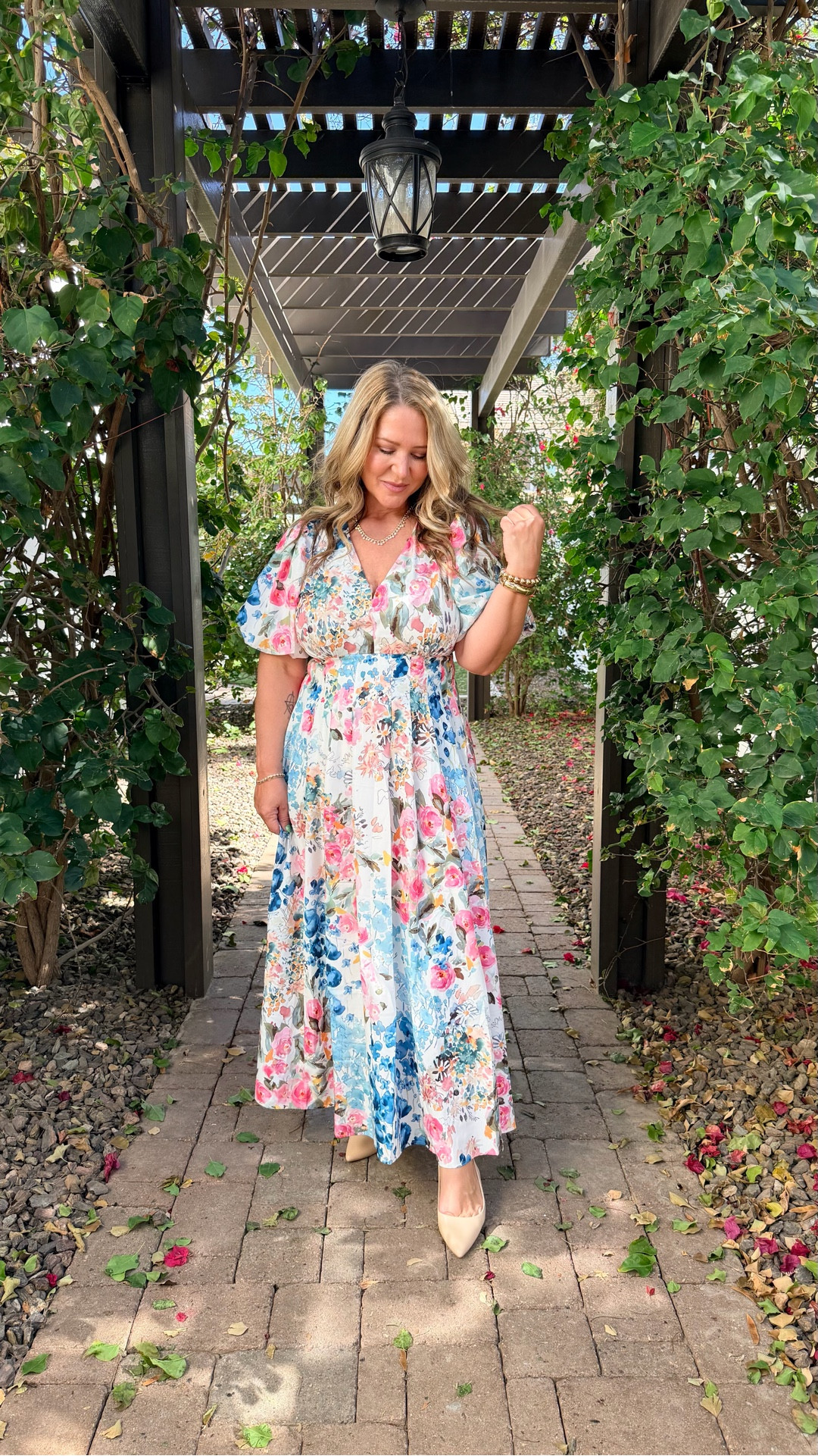 Size large in all the dresses 

#LTKOver40 #LTKPetite #LTKMidsize