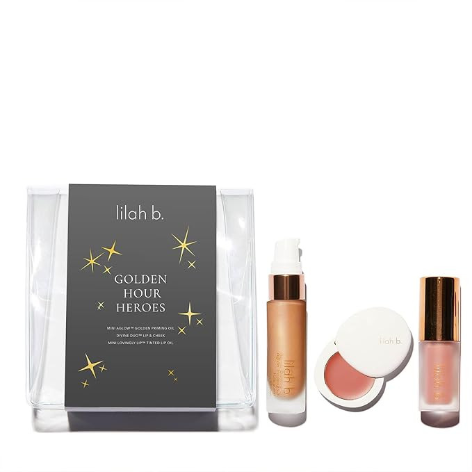 lilah b. - Natural Golden Hour Heroes Set | Clean, Non-Toxic, Vegan Makeup | Amazon (US)