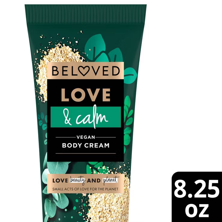 Beloved Love & Calm Moringa, Eucalyptus & Oat Vegan Body Cream - 8.25oz | Target