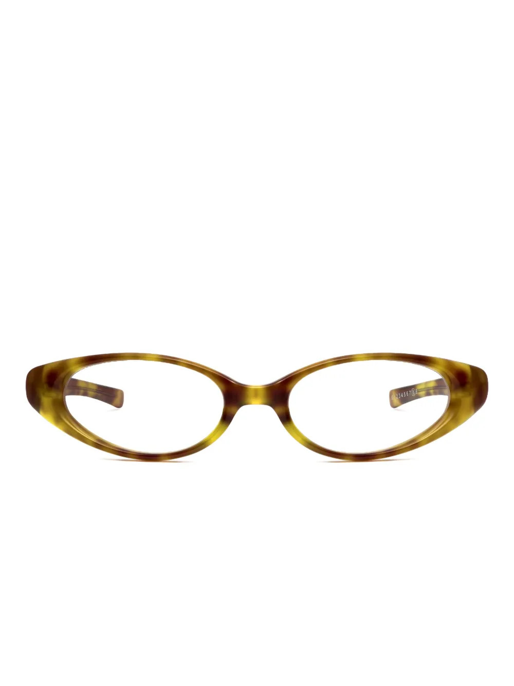 Maison Margiela x Gentle Monster cat-eye Glasses | Yellow | FARFETCH AU | Farfetch Global