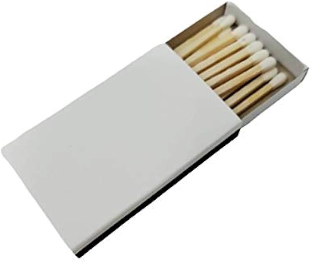 White Boxes of Matches with Strike On - 50 | Amazon (US)