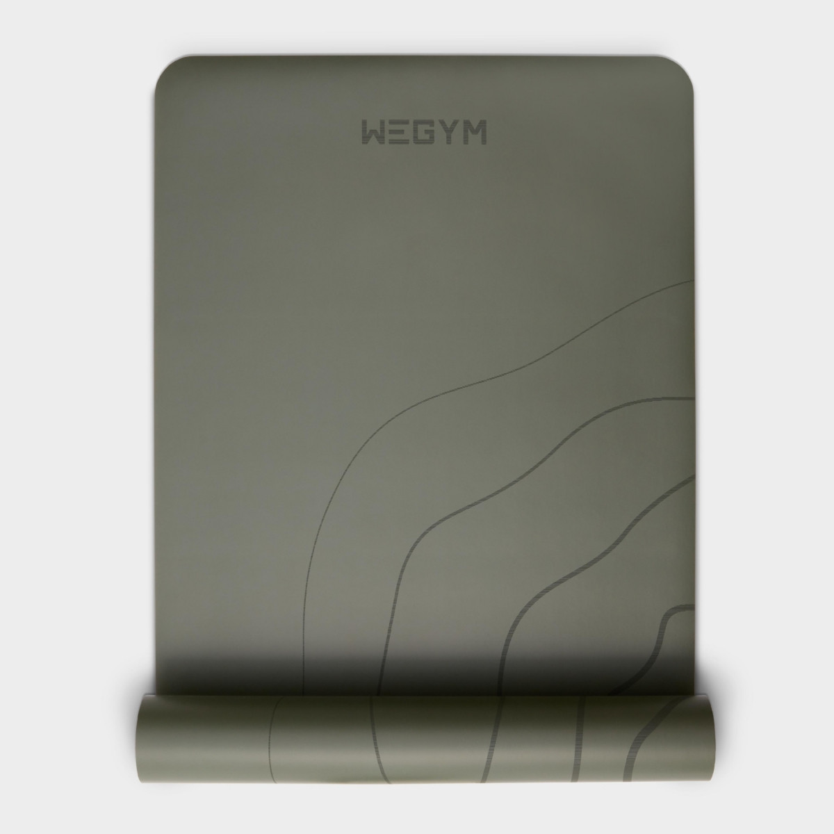 WeGym Premium Polyurethane Yoga Mat - 4mm, 100% Natural Rubber - Olive green | Macy's