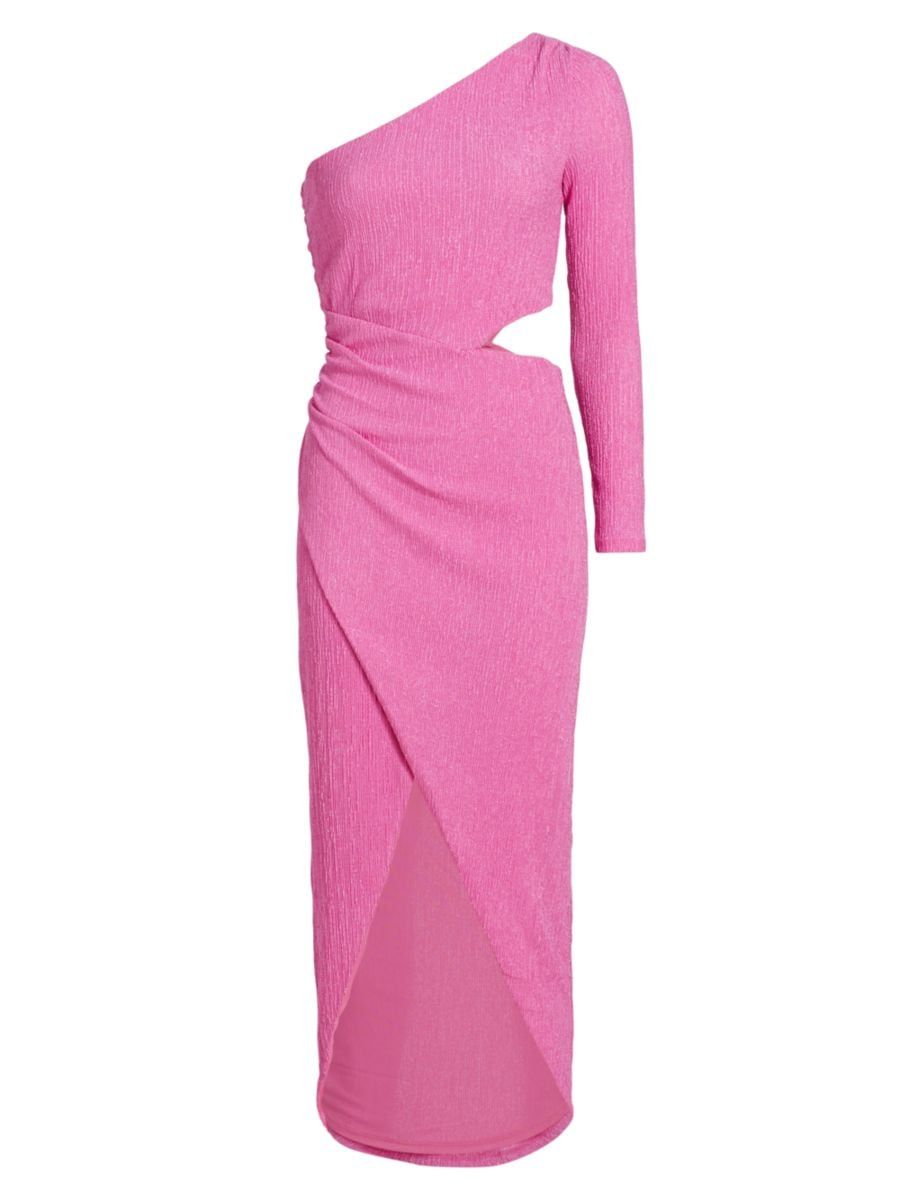 Laila Crinkle Pleat Maxi Dress | Saks Fifth Avenue