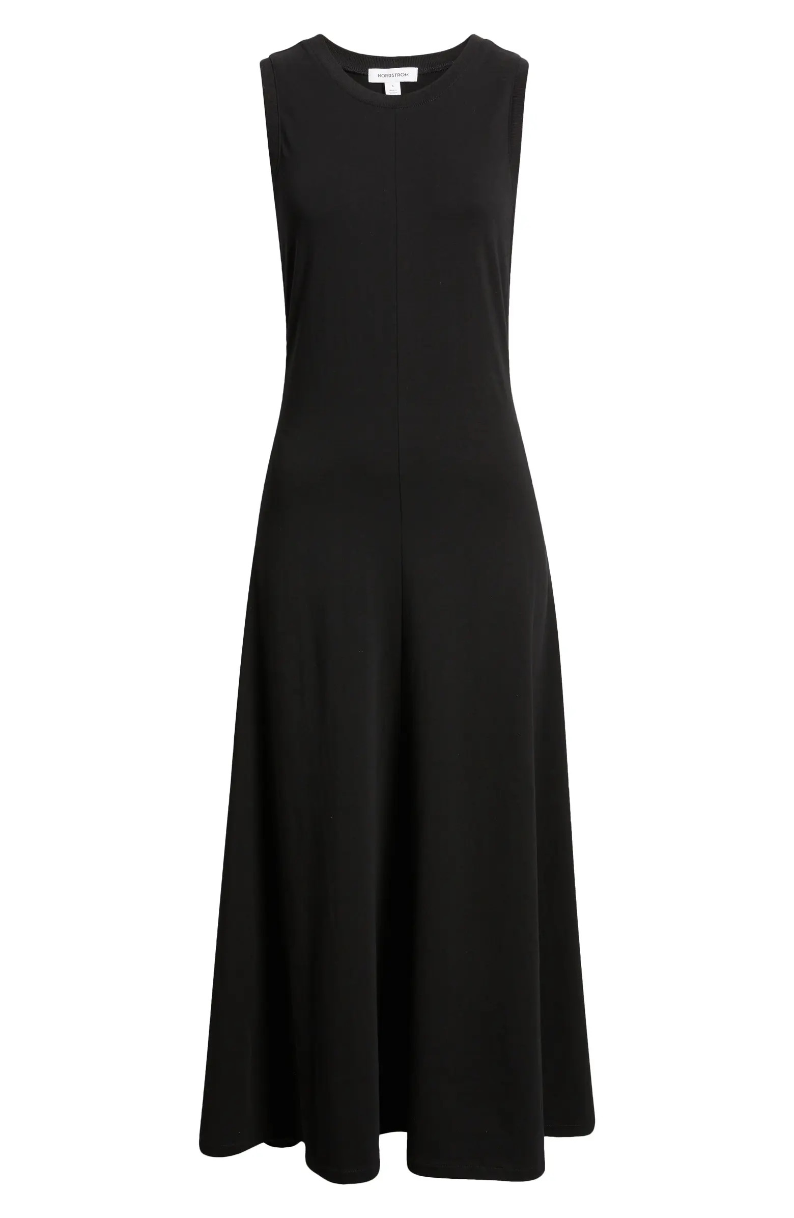 Sleeveless Cotton Blend Dress | Nordstrom