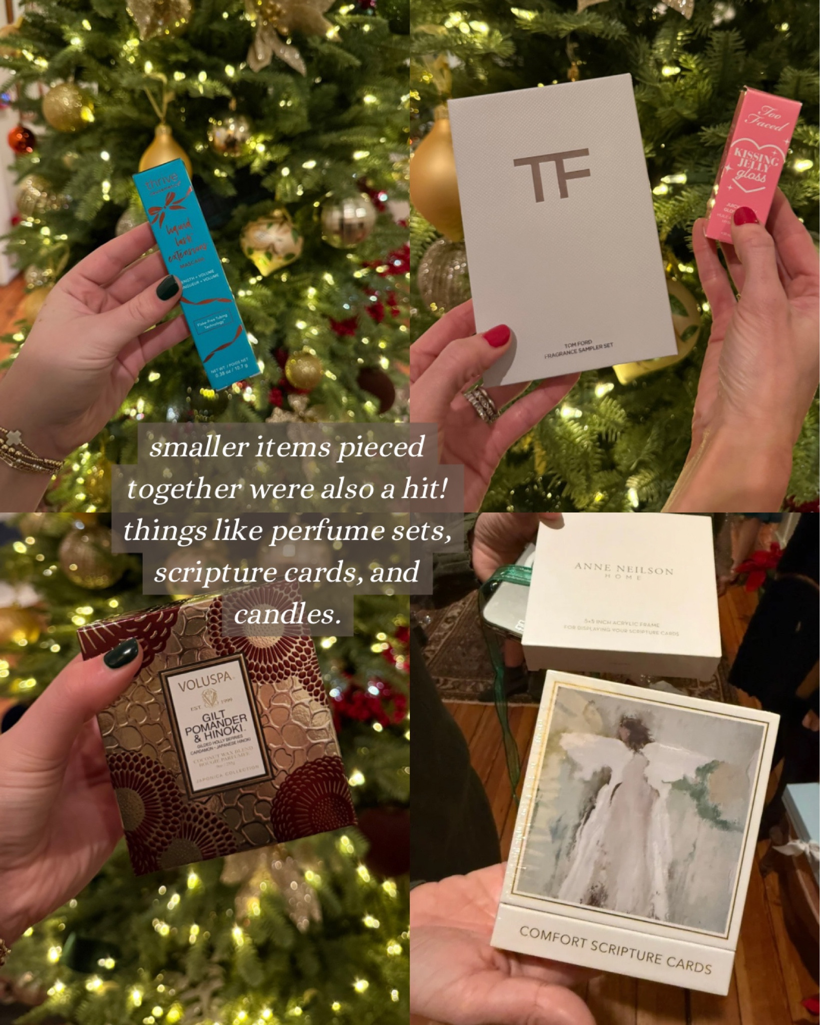 Small gifts/stocking stuffers make the perfect favorite things party gift! They are always such a big hit and give me such good ideas for small gifts to get friends


Gift ideas
Stocking stuffers

#LTKHoliday #LTKGiftGuide