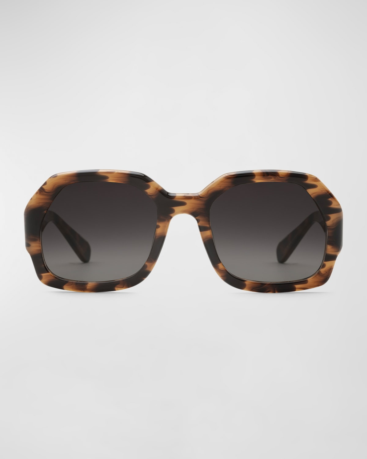 Naomi Acetate Round Sunglasses | Neiman Marcus