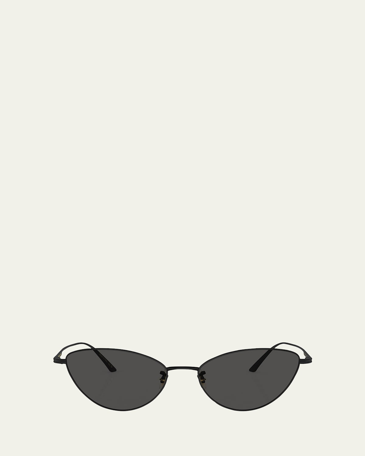 Sleek Black Steel Butterfly Sunglasses | Bergdorf Goodman