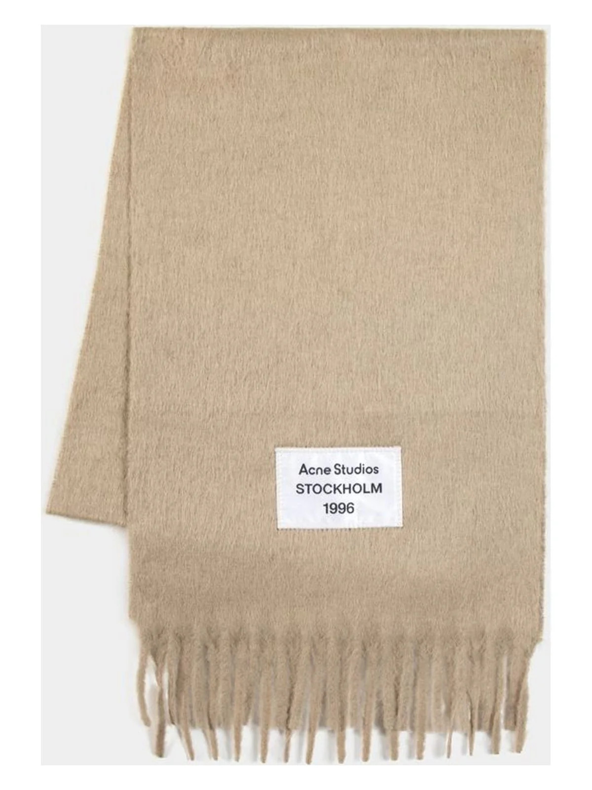 Acne Studios Alpaca Blend Scarf For in Beige | CA0350 | LOZURI