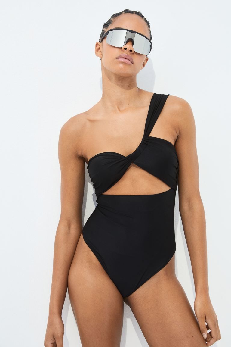 Padded-cup cut-out swimsuit | H&M (UK, MY, IN, SG, PH, TW, HK)