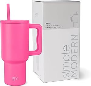 Simple Modern 30 oz Tumbler with Handle and Straw Lid | Insulated Cup Reusable Stainless Steel Wa... | Amazon (US)