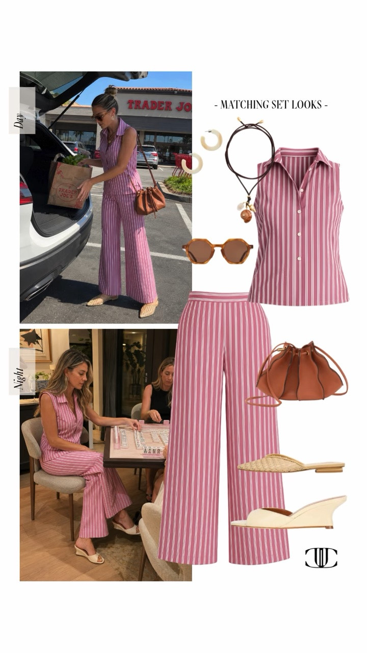 ✨ One outfit. Two occasions. One simple shoe change.

I've styled 8 chic matching sets that effortlessly take you from office to happy hour, errands to mahjong night, and pool to dinner—proving you don't need a whole new outfit to create a fresh look.

These versatile sets are the ultimate wardrobe heroes: polished, comfortable, and easy to dress up or down with the right pair of shoes. Tap to shop all the looks and see how one matching set can do it all. 🤍✨

#LTKStyle #MatchingSet #OutfitInspiration #EffortlessStyle #CapsuleWardrobe #DayToNightStyle #SummerStyle

#LTKootd #LTKSeasonal #LTKOver40