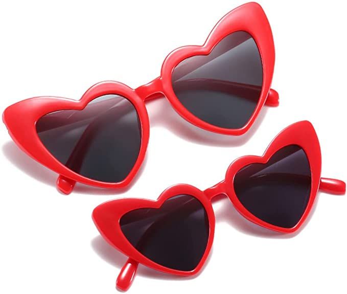 TreasureChlo Mommy and Me Heart Sunglasses | Amazon (US)