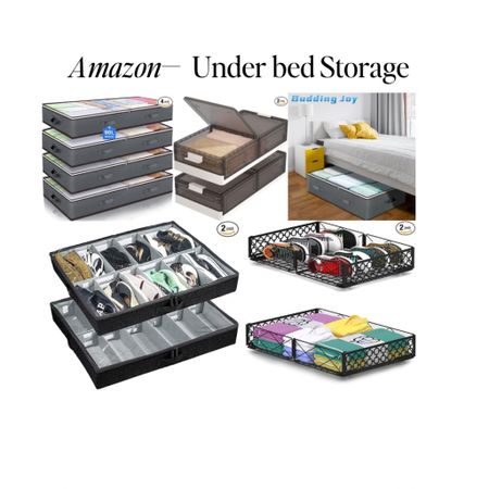 Under bed storage options