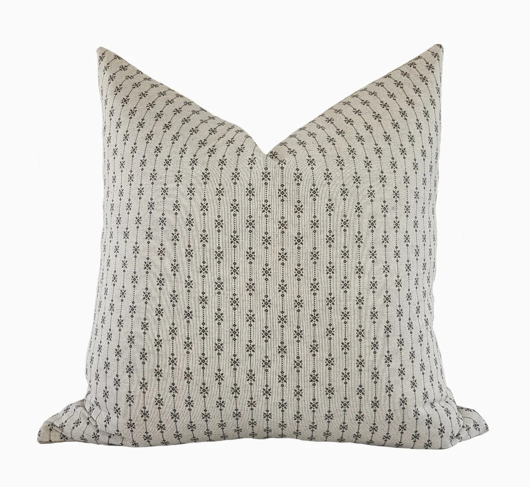 EMILY  Modern Farmhouse Linen Stripe Cushion Cover Stripe | Etsy | Etsy (UK)