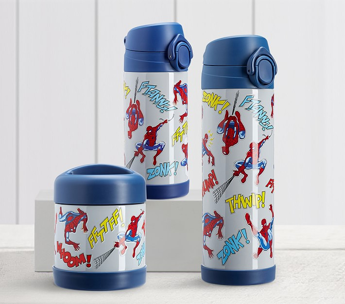 Mackenzie Marvel Glow-in-the-Dark Spider-Man Hot & Cold Container | Pottery Barn Kids