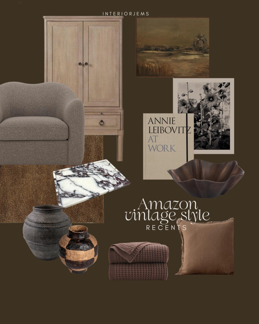 Amazon, recent moody, fines, accent chair, bar cabinet, natural, wood cabinet, throw pillow, coffee, table, books, table, vase, shelf, decor, marble tray

#LTKStyleTip #LTKSaleAlert #LTKHome