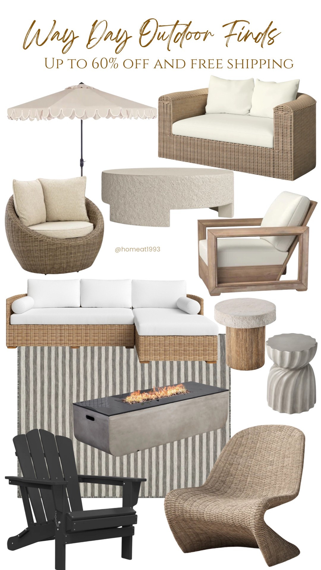 way day outdoor finds on wayfair! 

#LTKFindsUnder100 #LTKHome #LTKSaleAlert