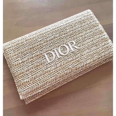 Christian Dior Novelty Clutch Pouch 2023 Summer Rattan Beige JP Original Limited  | eBay | eBay US