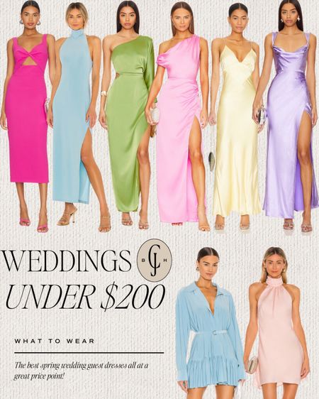 Wedding guest dresses under $200