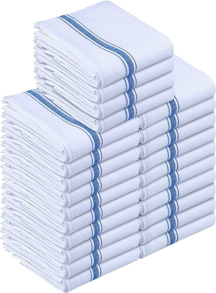 Utopia Towels Dish Towels, 15 x 25 Inches, 100% Ring Spun Cotton Super Absorbent Linen Kitchen To... | Amazon (US)
