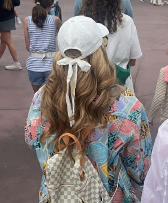 The cutest, girly hat! I love the bow detail on back. It was perfect for a sunny Disney day.
#magickingdom #disneyoutfit #vacation #hat #antropologie 

#LTKTravel #LTKOver40 #LTKmomlife
