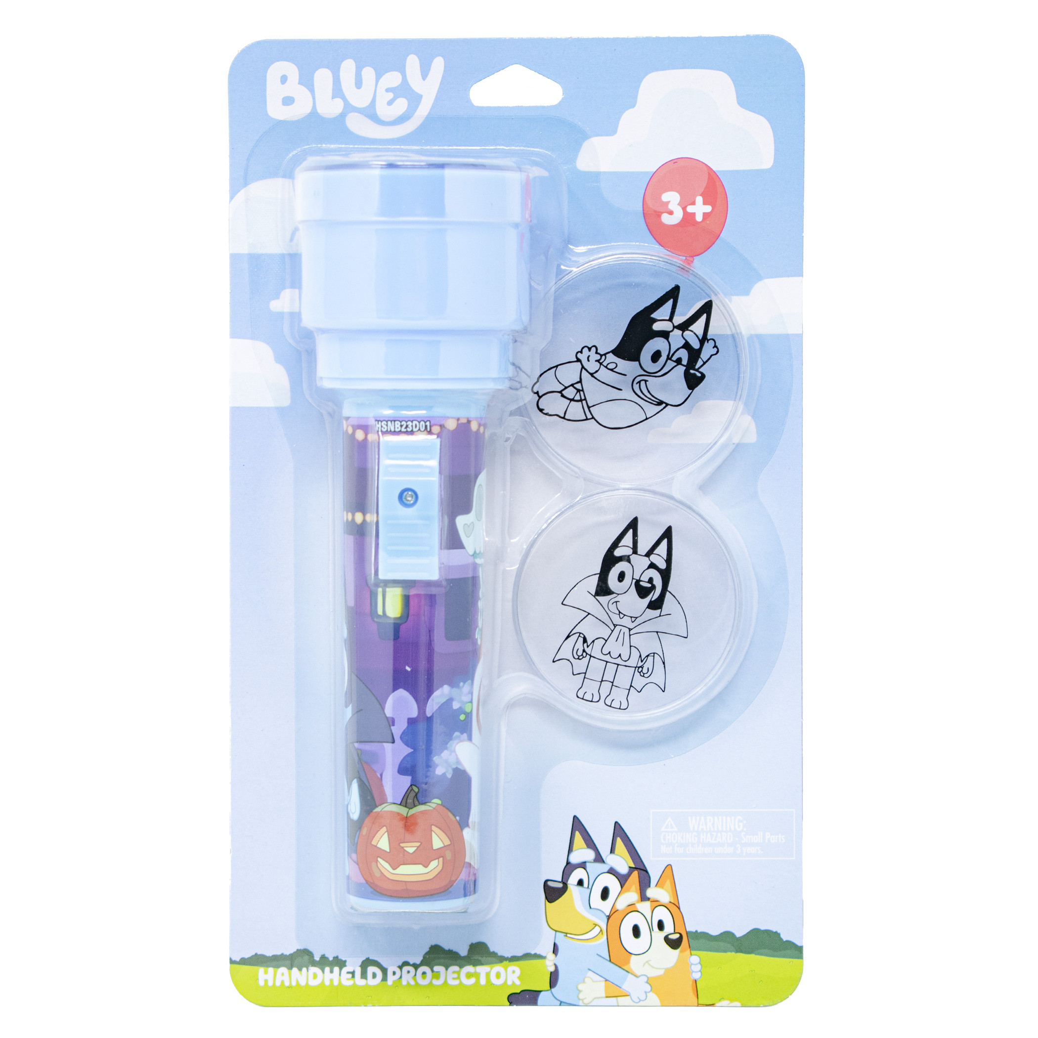 Bluey Handheld Flashlight Projector Light with 3 Count Character Lens - Halloween Safety Trick or... | Walmart (US)
