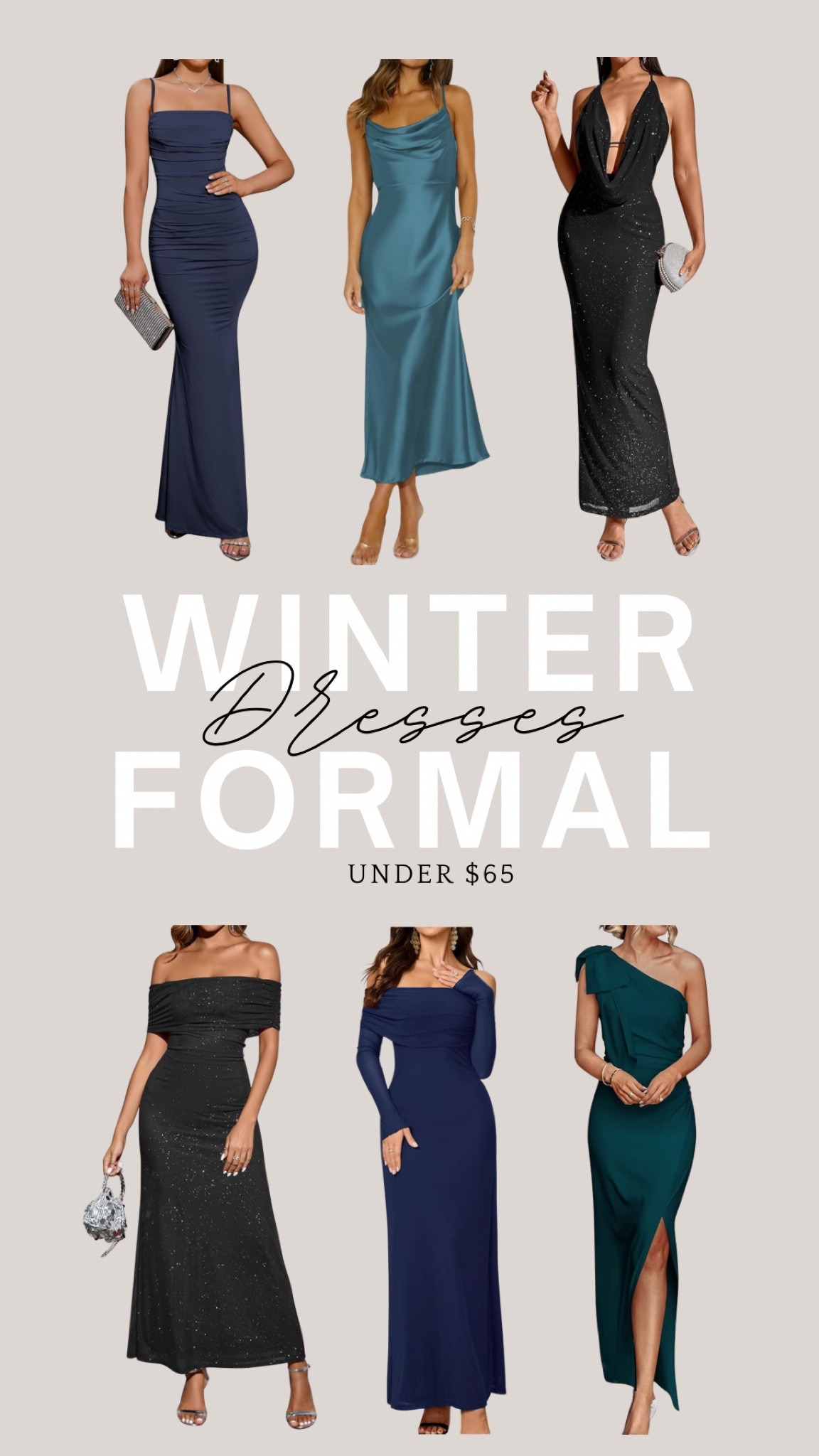 Winter formal dresses for under $65! 

winter gowns, formal party dresses, holiday formal, long sleeve formal dresses, winter cocktail dresses, affordable gowns

#LTKSeasonal #LTKWedding #LTKFindsUnder100