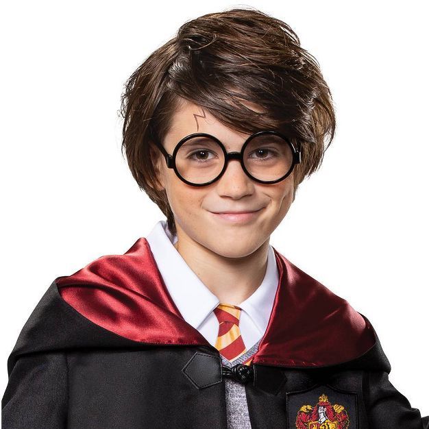 Kids' Harry Potter 2pc Scar Tattoo and Glasses Halloween Costume Accessory Set | Target