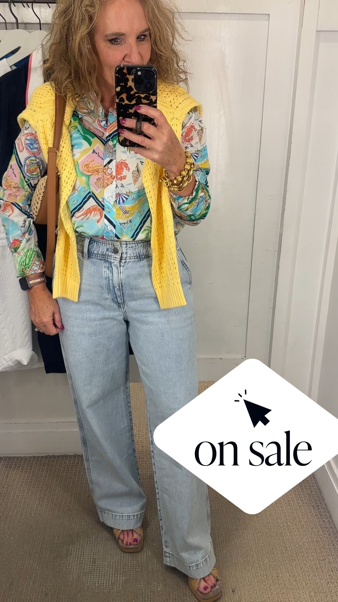 I love these Talbots pieces. All 30 to 40% off this weekend

Light wash denim, summer blouse, butter, yellow cotton sweater.

#LTKOver40 #LTKSaleAlert #LTKFindsUnder100