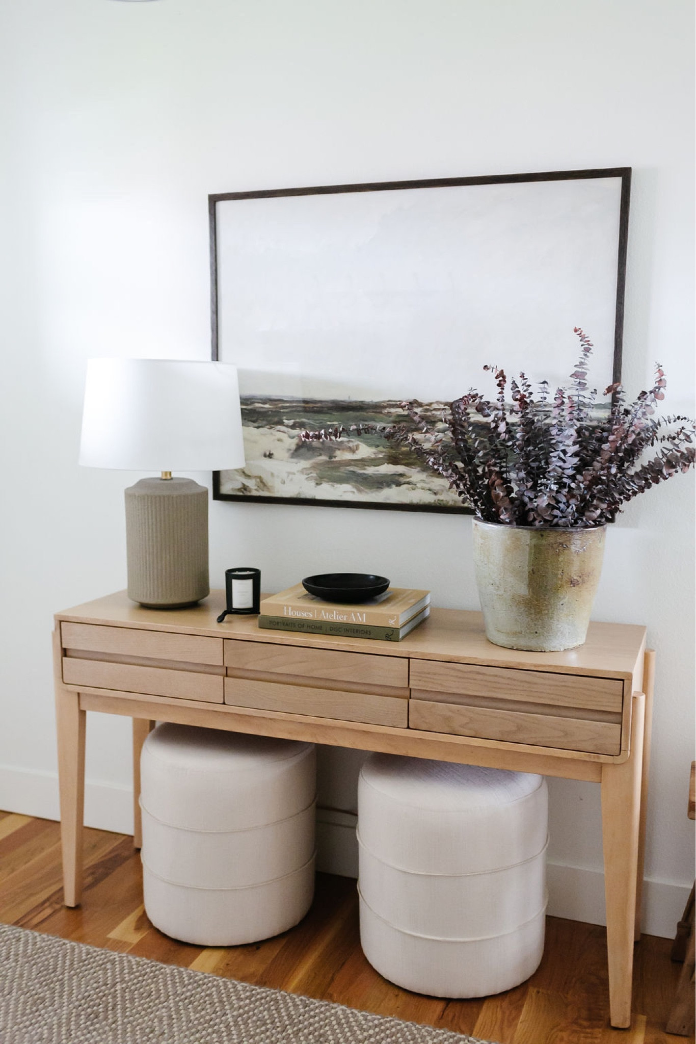 Home decor, console table, living room, upholstered ottomans, table lamp

#LTKFind #LTKhome #LTKstyletip