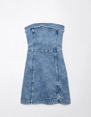AE Denim Tube Mini Dress | American Eagle Outfitters (US & CA)