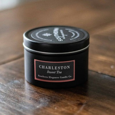 (Signature Scents collection) Charleston: Sweet Tea Scented Candle | Southern Elegance Candle Company