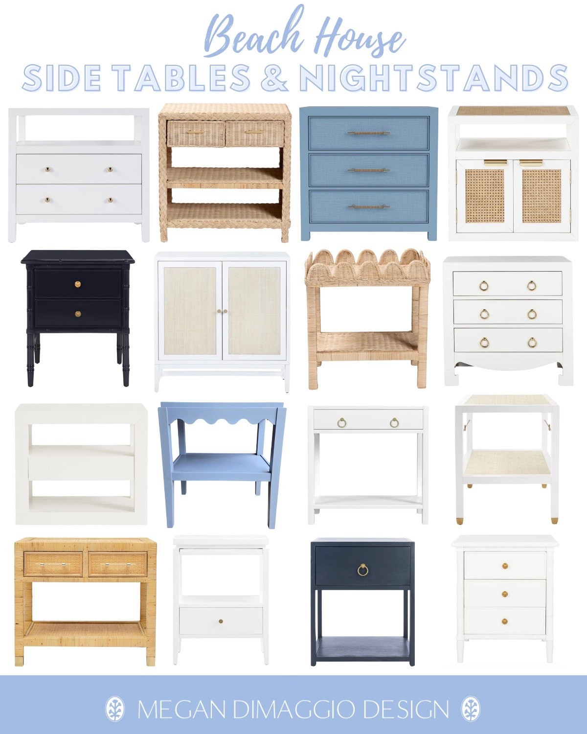 Coastal side tables & nightstands roundup!! Various sizes, colors & textures!! Plus several are still on sale! 🙌🏻🤍🌊

#LTKHome #LTKSaleAlert