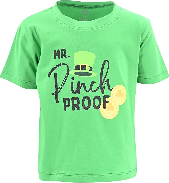 Unique Baby Boys Green St Patrick's Day Who Needs Luck Shirt | Amazon (US)