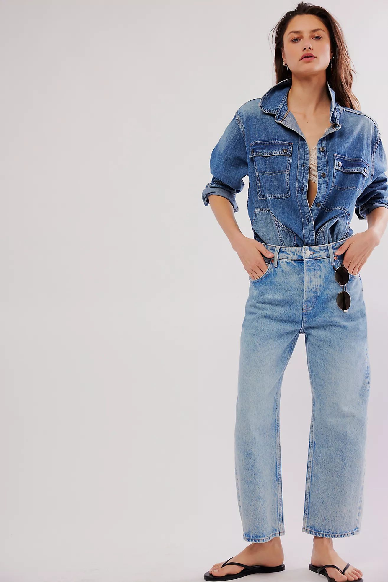 We The Free Deep Trance Dropped Boyfriend Jeans | Free People (Global - UK&FR Excluded)