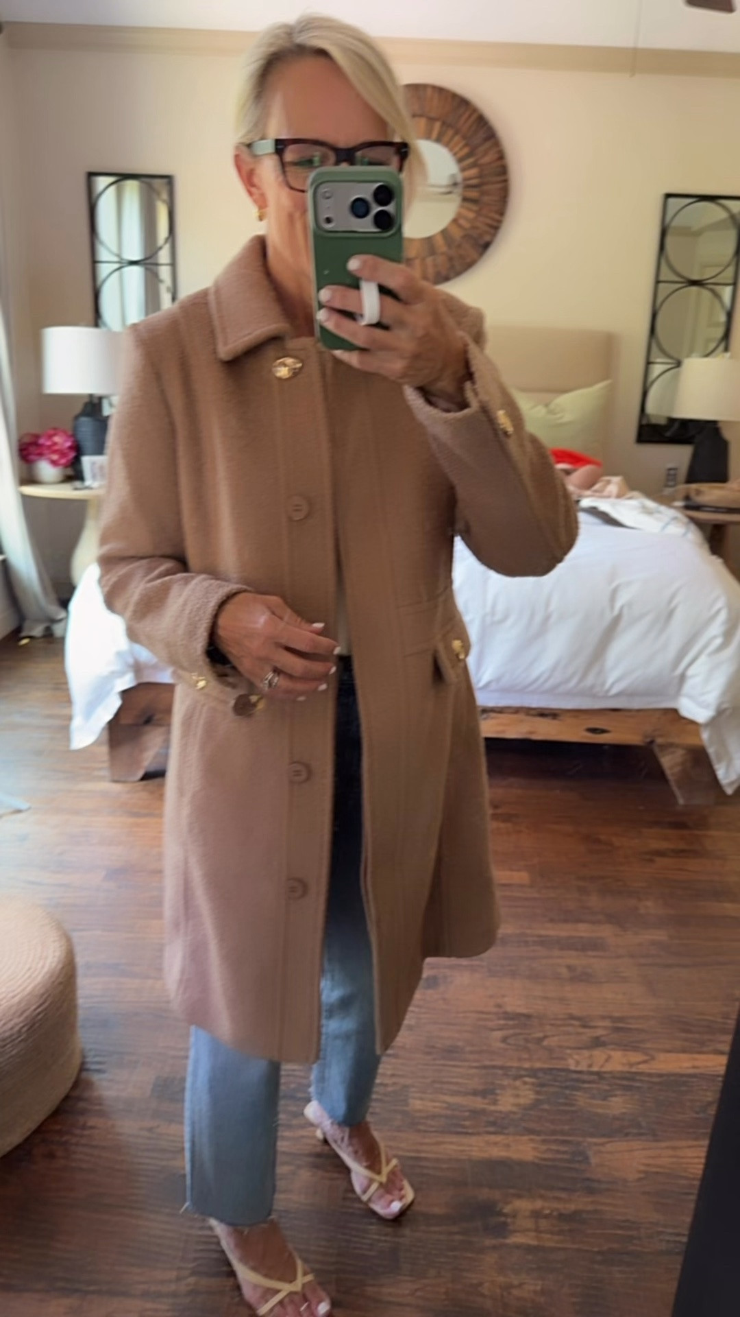 Another Grapevine in the Nordstrom anniversary sale, our coats and jackets and pieces that you will wear for years, that are very well-made. This coat had previously sold out in camel. It looks like a few sizes are in stock, but there is a Hunter Green color of this coat that I also loved 

Wearing small ￼￼

#LTKOver40 #LTKSeasonal #LTKSaleAlert