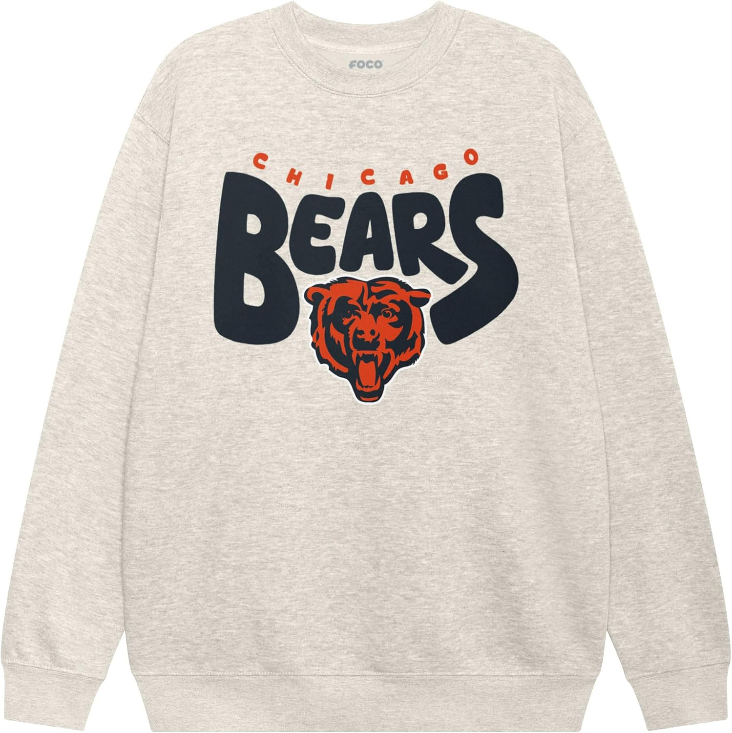 FOCO NFL unisex-adult Foco Nfl Bubble Team Logo Crew Neck Sweatshirt | Amazon (US)