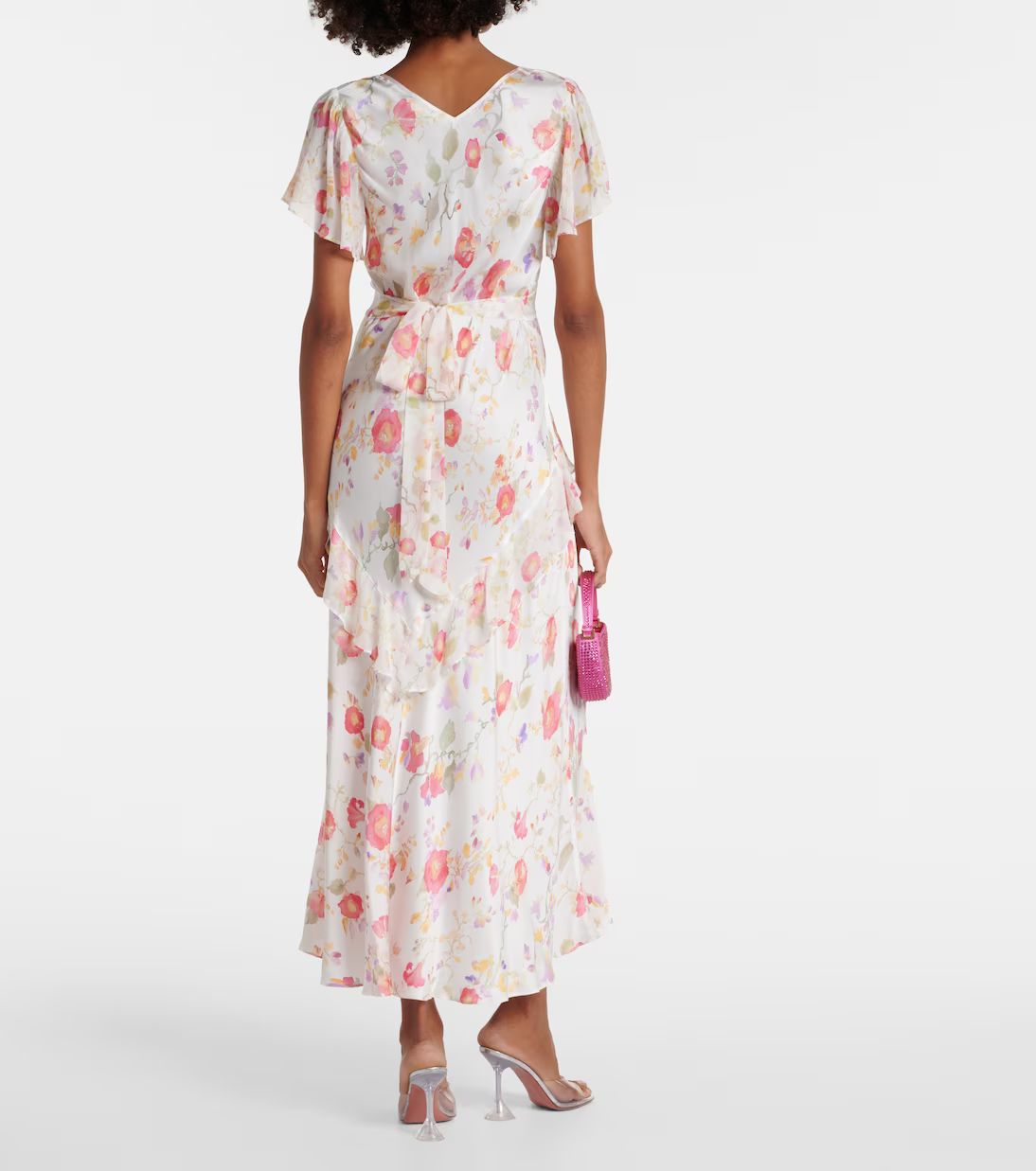 Evie floral ruffled maxi dress | Mytheresa (UK)