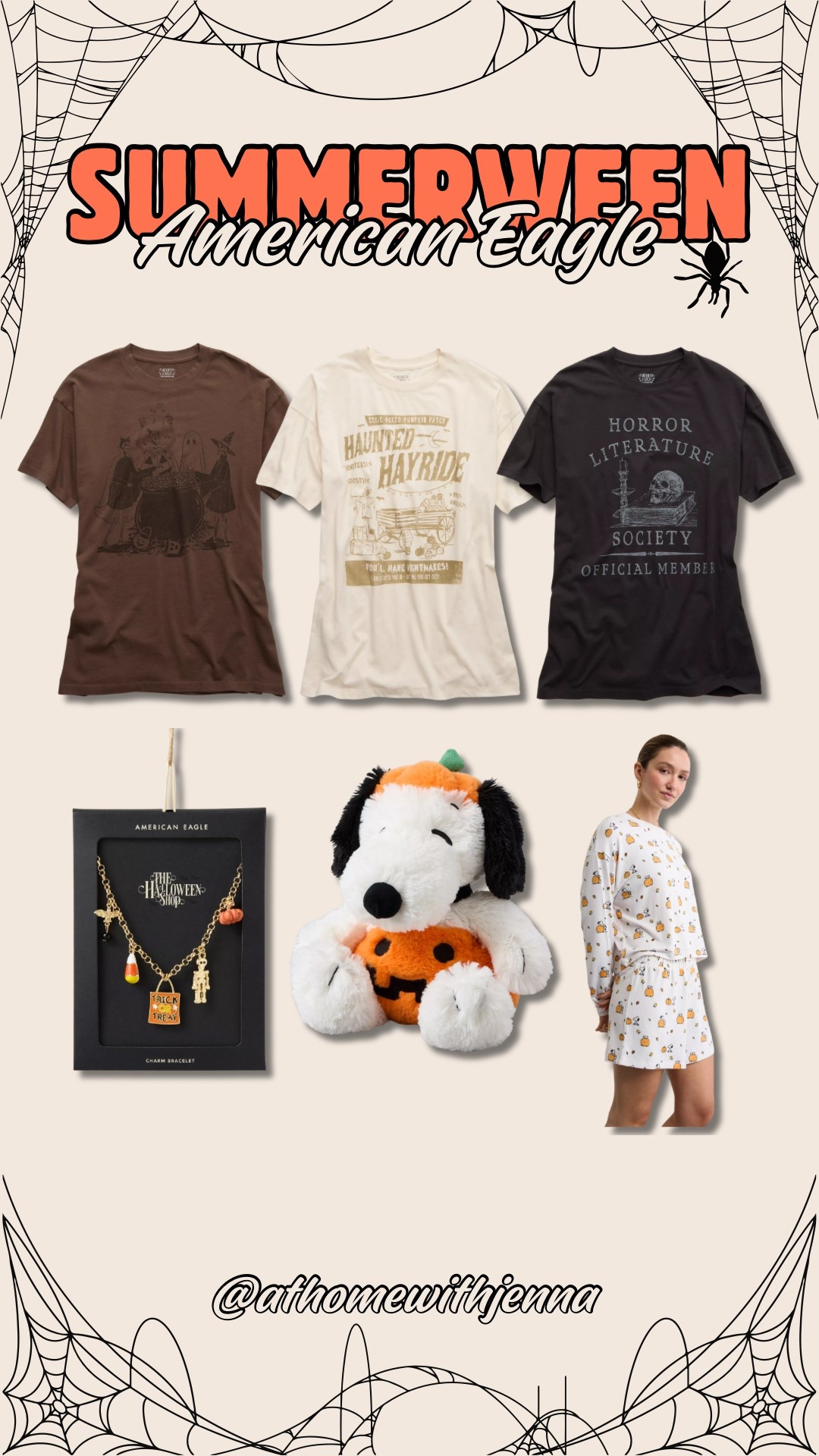 American Eagle said spooky season starts now 👻🎃 Dropping Halloween fits before summer’s even over—because it’s never too early to slay the season. 🕸️🖤 #TooGhoulToWait #AEHalloween 

#LTKSeasonal #LTKFindsUnder50 #LTKStyleTip