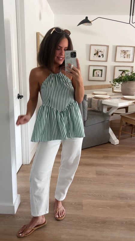 Amazon casual summer outfit
Top in a small true to size 
Jeans in a 0 - true to size. Product photo is not accurate- they’re not a huge barrel. Perfect for petites- I’m 5’2
Shoes true to size 

#amazonfashion

#LTKFindsUnder50 #LTKStyleTip #LTKVideo