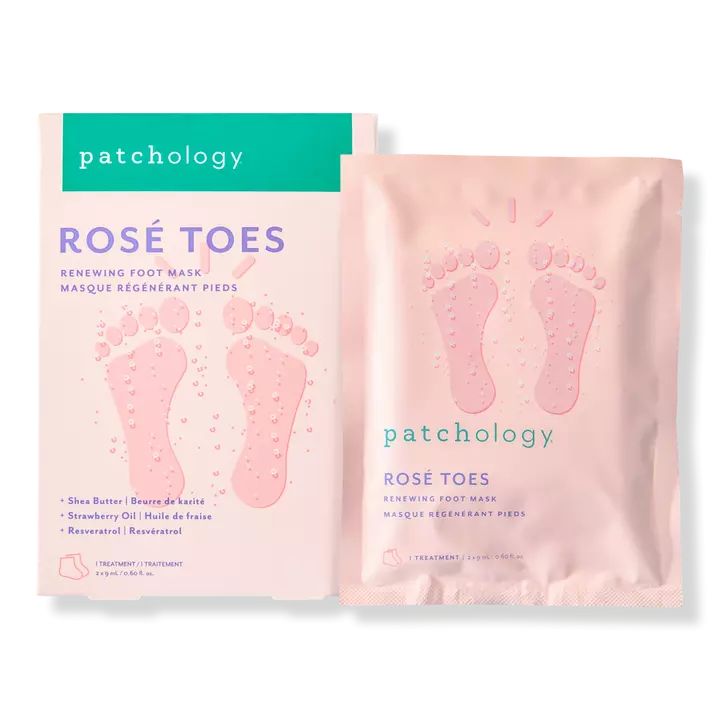 Rosé Toes Renewing Heel & Foot Mask | Ulta