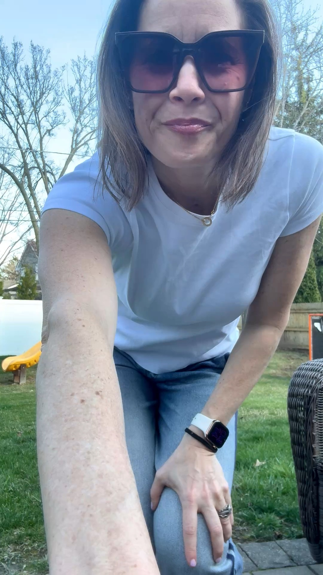 Small in tee + pants 