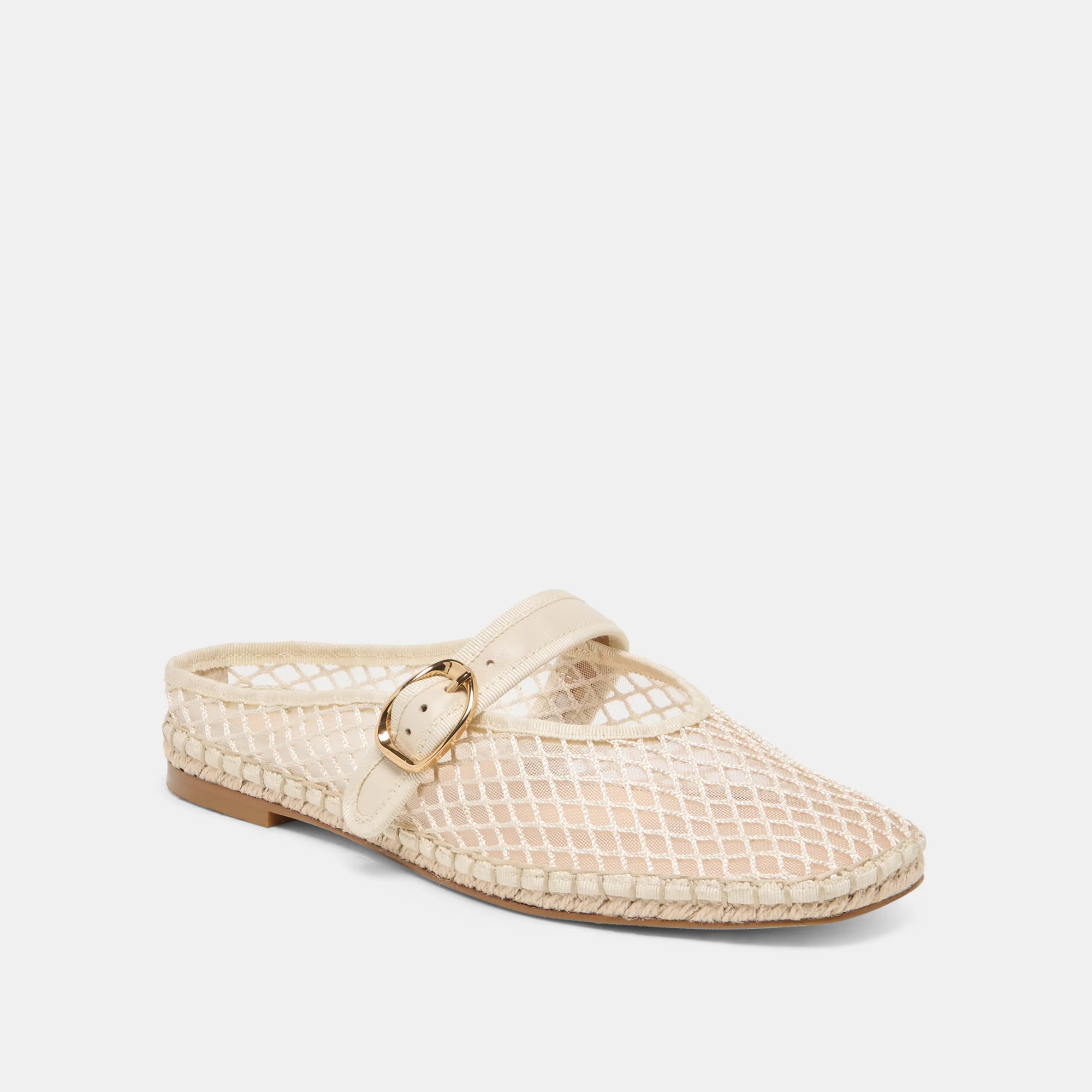 Milie Ecru Woven Mesh Flats | Dolce Vita | DolceVita.com