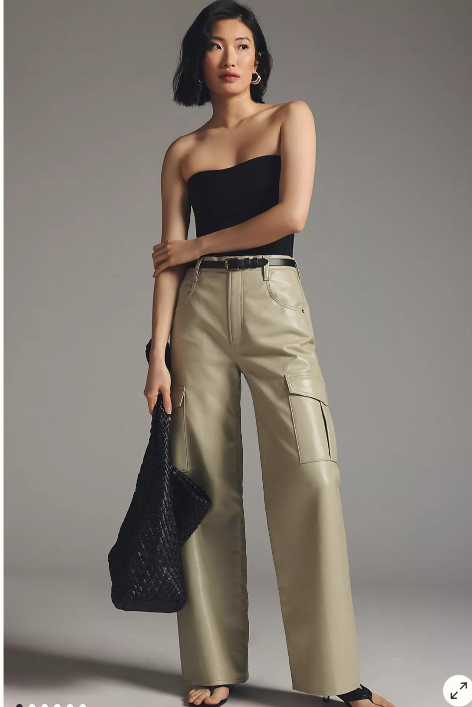 Agolde minka cargo in this neutral recycled leather.  Very pretty to transition to spring.  I love it styled as is, or tie up a white button down, Hermes slides and a stacked gold brackets.  Also comes in a light denim as well.  

#LTKSeasonal #LTKFind #LTKstyletip