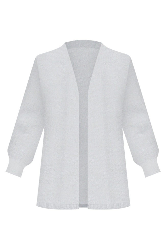 Hold Me Tight Grey Cardigan | Pink Lily